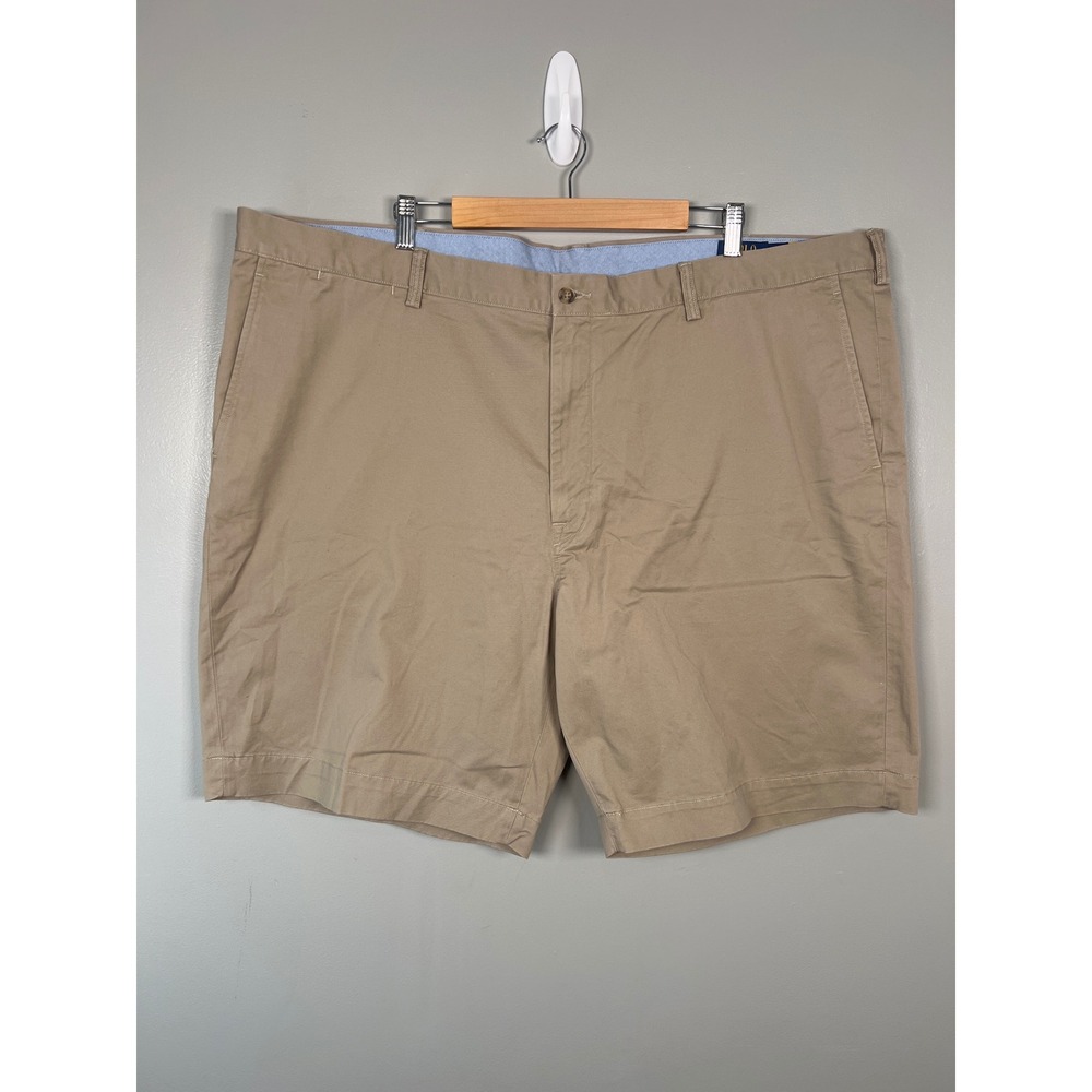 Polo Ralph Lauren Stretch Classic Fit Chino Shorts Mens 48B Tan Khaki Resort EUC